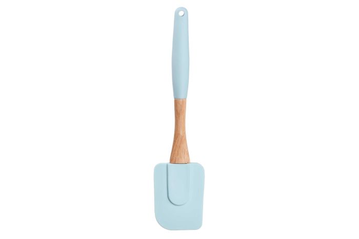 Лопатка Ardesto Tasty Baking, 26.7см, силікон, дерево, блакитний