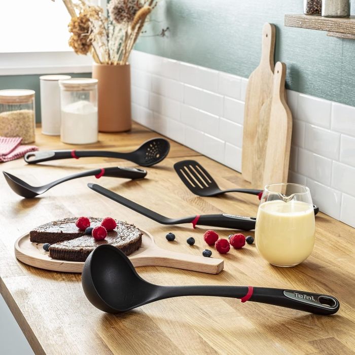 Лопатка для блинов Tefal Ingenio, нейлон, пластик, черный