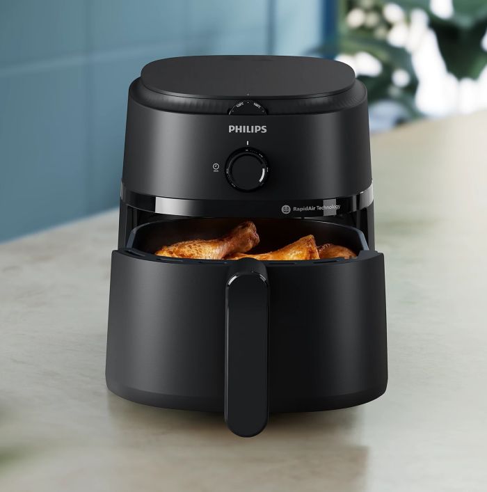 Мультипечь Philips Ovi L, 1500Вт, чаша-4.2л, механическое управл., 12 авто. программ, пластик, чорний