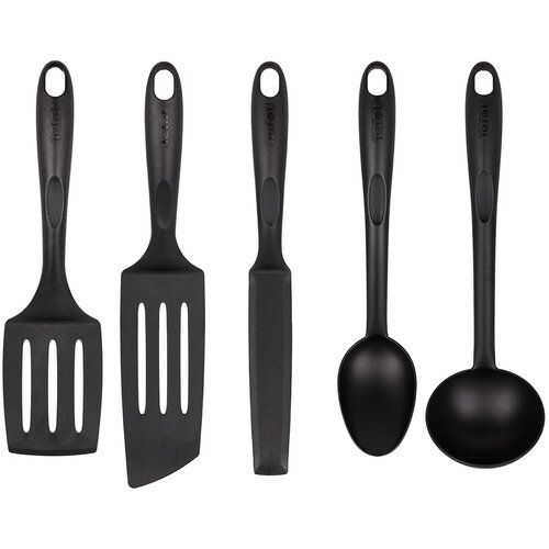 Набор кухонных аксессуаров Tefal Bienvenue, 5шт, пластик, черный