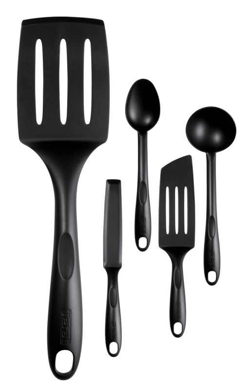Набор кухонных аксессуаров Tefal Bienvenue, 5шт, пластик, черный