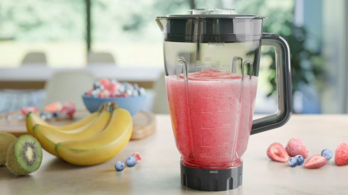Блендер PHILIPS стационарный Series 5000, 1000Вт, чаша-2000мл, серый