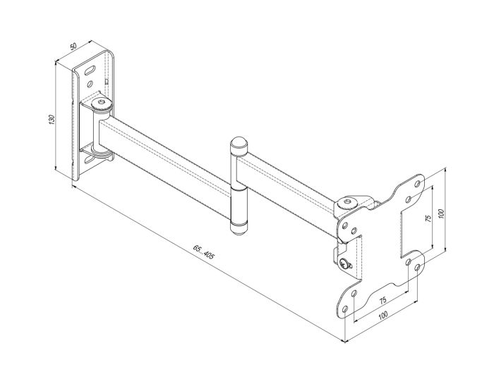 Кріплення ТВ поворотне Simpler  18-28" KSL 13ET
