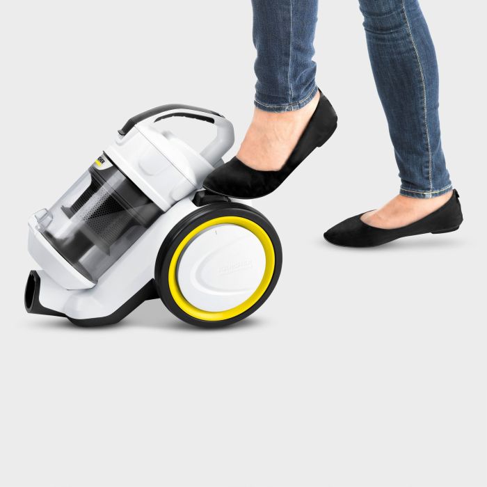 Пылесос Karcher контейнерный VC 3, 700Вт, конт пыль -0.9л, НЕРА 13, белый