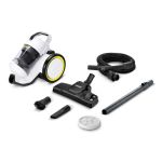Пылесос Karcher контейнерный VC 3, 700Вт, конт пыль -0.9л, НЕРА 13, белый