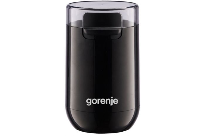 Кофемолка Gorenje роторная 150Вт, объем зерен-45г, пластик/металл, черный