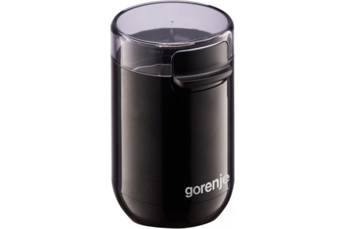 Кофемолка Gorenje роторная 150Вт, объем зерен-45г, пластик/металл, черный