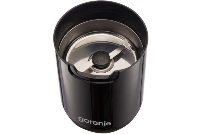 Кофемолка Gorenje роторная 150Вт, объем зерен-45г, пластик/металл, черный