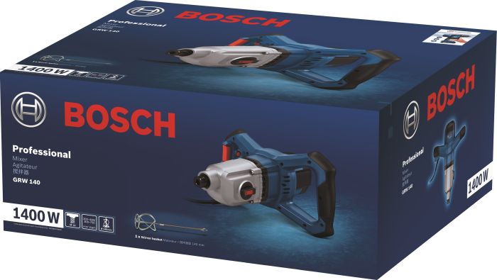 Міксер будівельний Bosch Professional GRW 140 1400Вт 480-750об/хв М14 4.2кг