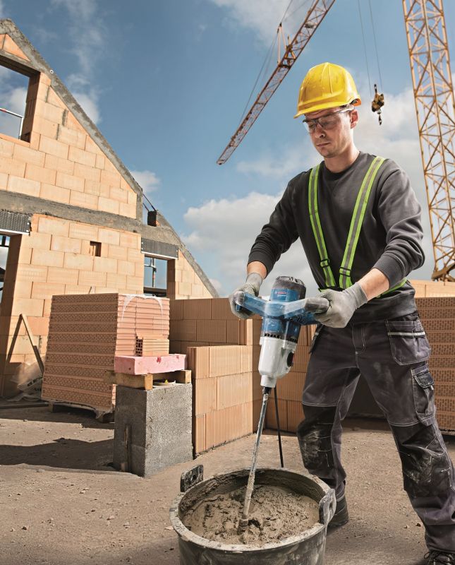 Міксер будівельний Bosch Professional GRW 140 1400Вт 480-750об/хв М14 4.2кг