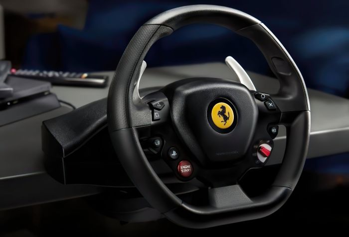 Руль и педали Thrustmaster T80 FERRARI 488 GTB EDITION, PC/PS4/ PS3/PS5
