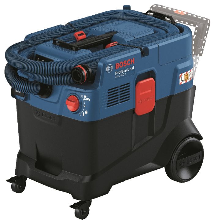 Пилосос професійний Bosch Professional GAS 400 A 1200Вт 240мБар контейнер 40л 14кг
