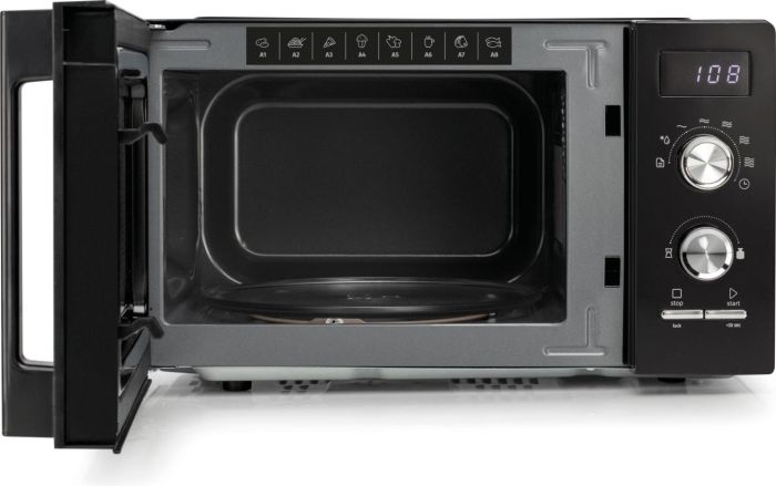 Микроволновая печь Gorenje, 20л, мех. управл., 800Вт, дисплей, черный