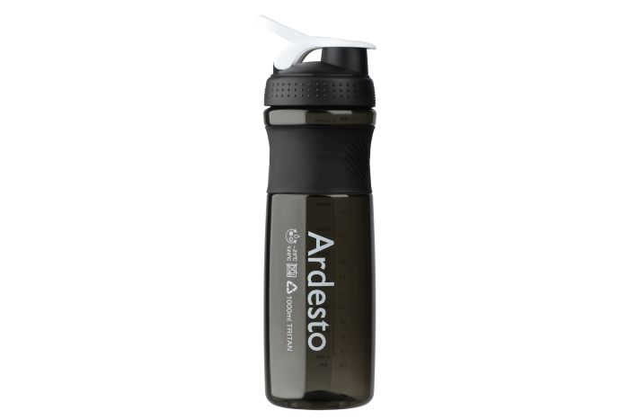 Бутылка для воды Ardesto Smart bottle, 1000мл, тритан, черный