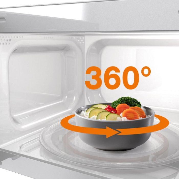 Микроволновая печь Gorenje, 17л, мех. управл., 700Вт, дисплей, белый