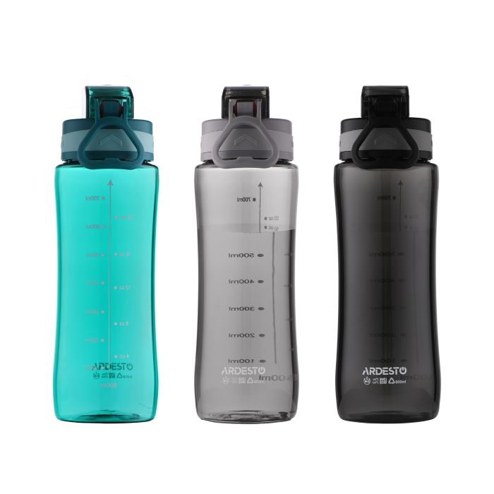 Пляшка для води Ardesto Purity, 800мл, пластик, зелений