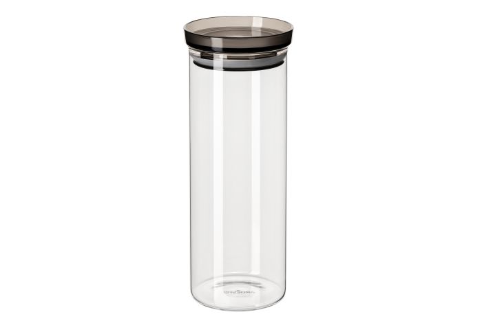 Банка для зберігання Ardesto Fresh, 1600мл, скло, пластик, прозорий