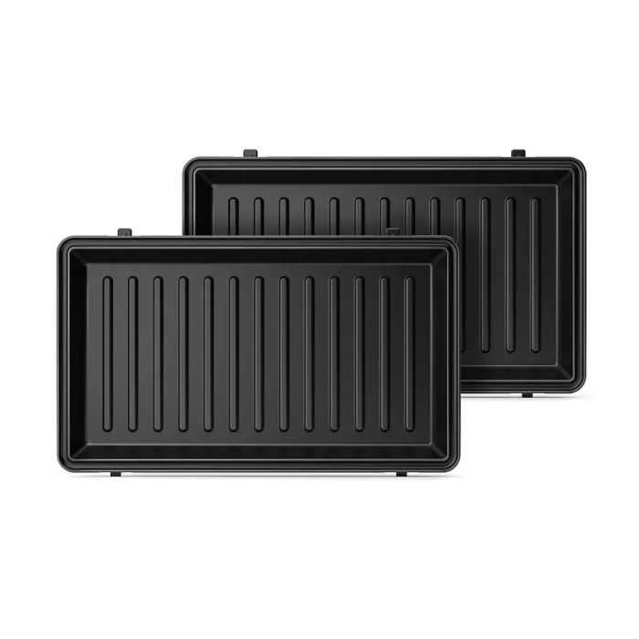 Мультимейкер Philips Series 5000 750Вт, антипригарное покрытие, 3 пластины, корпус-пластик, черно-серебристый