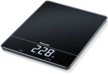 Ваги Beurer кухонні, 15кг, сенс. керування, АААx3  в комплекті, скло, чорний