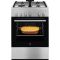 Плита Electrolux газовая, 59л, 60x60см, чугун, нерж
