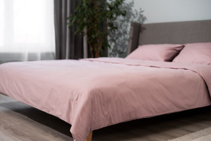 КПБ 1.5сп Ardesto Mix&Match, пододеяльник 160х220см, простынь 180х240см, наволочки (2) 50х70см, 100% хлопок, сатин, розовый светлый