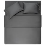 КПБ 1.5сп Ardesto Mix&Match, підковдра 160х220см, простирадло 180х240см, наволочки (2) 50х70см, 100% бавовна, сатин, сірий