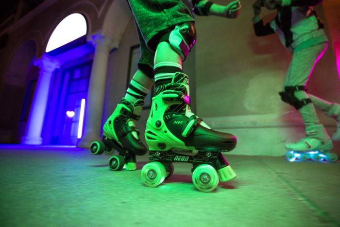 Роликовые коньки Neon Combo Skates Салатовый (Размер 30-33)
