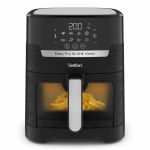 Мультипечь Tefal Easy Fry&Grill Vision Window, 1550Вт, чаша-4.2л, сенсорное управл., с окошком, пластик, черный