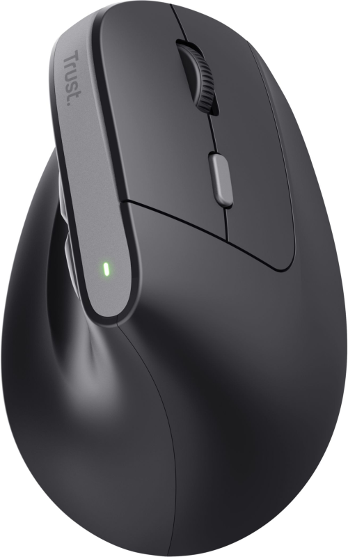 Мышь Trust Bayo 2 Ergonomic, WL/USB-A, черный