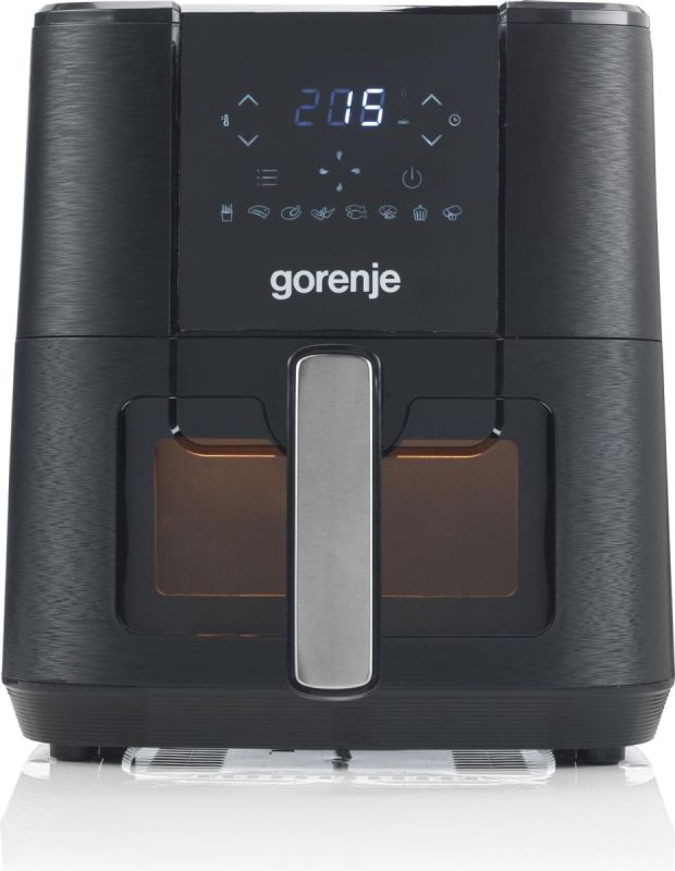 Мультипіч Gorenje 1350Вт, чаша-5.4л, сенсорне управл., 8 авто. програм, пластик+метал, чорний