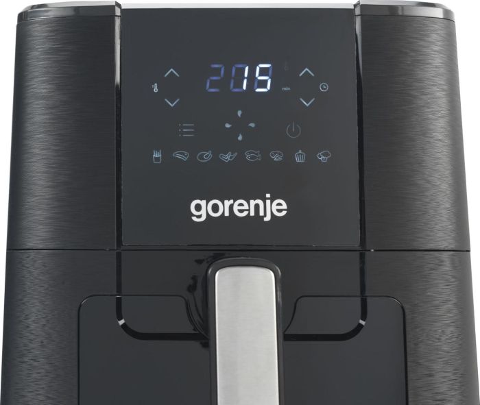 Мультипіч Gorenje 1350Вт, чаша-5.4л, сенсорне управл., 8 авто. програм, пластик+метал, чорний