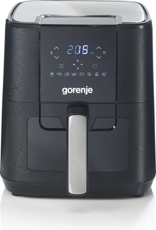 Мультипіч Gorenje 1350Вт, чаша-5.4л, сенсорне управл., 8 авто. програм, пластик+метал, чорний