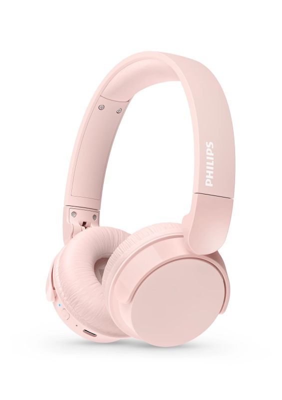 Наушники On-ear Philips TAH4209 BT 5.3, Wireless, Mic, Розовый