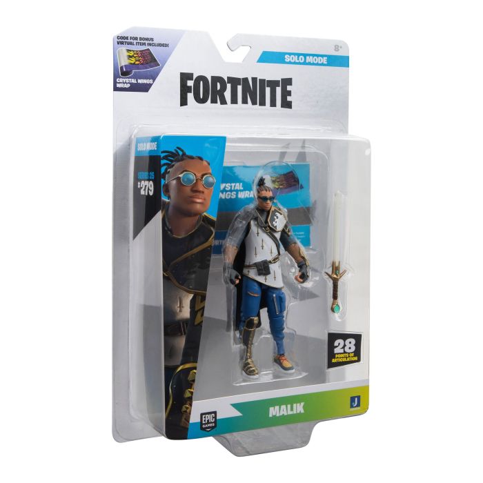 Коллекционная фигурка Fortnite Solo Mode Malik, 10см