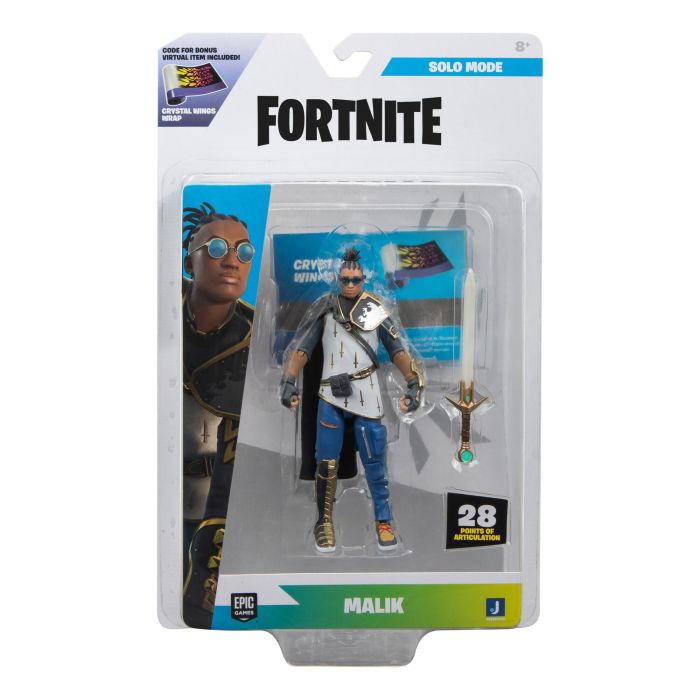 Коллекционная фигурка Fortnite Solo Mode Malik, 10см