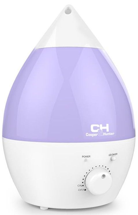 Увлажнитель воздуха Cooper&Hunter СH-2828 Capri 2.8 л, 30 м2, ультразвуковой, аромакапсула, ночная лампа