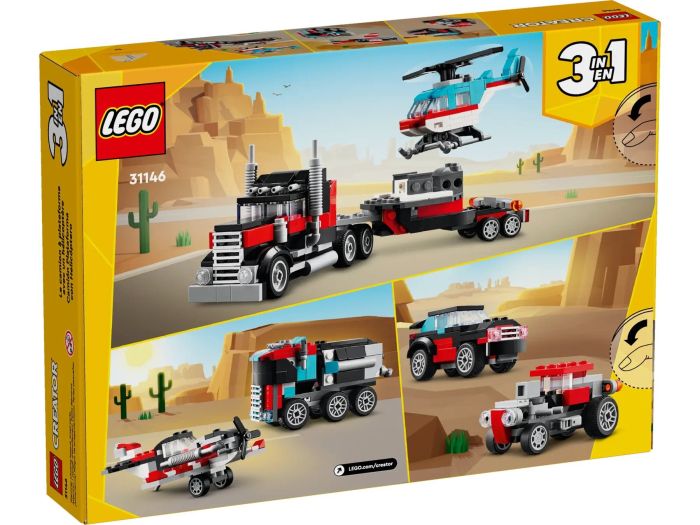 Конструктор LEGO Creator Бортовой грузовик с вертолетом
