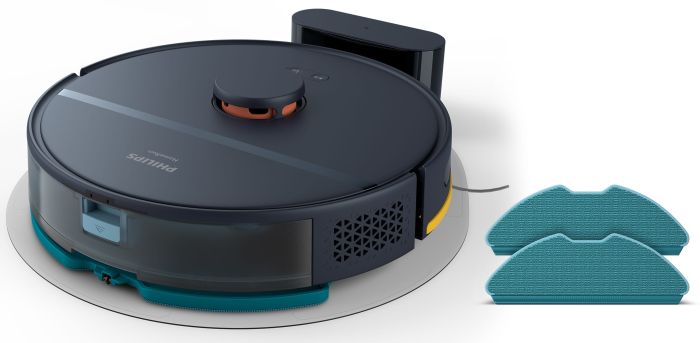 Робот-пылесос Philips Series 2000, h=40.3см, влажная уборка, конт пыль -0.25л, автон. раб. до 130мин, НЕРА 11, белый