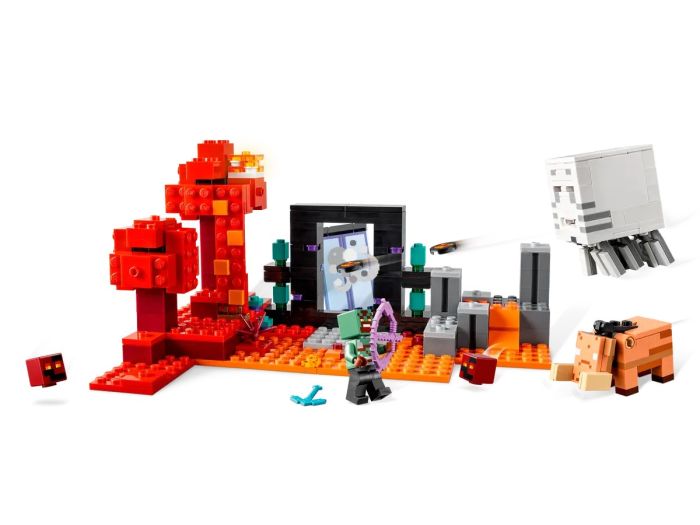 Конструктор LEGO Minecraft Засада возле портала в Нижнем мире