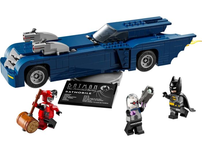 Конструктор LEGO Batman Бетмен на бетмобиле против Харли Квин и Мистера Фриза