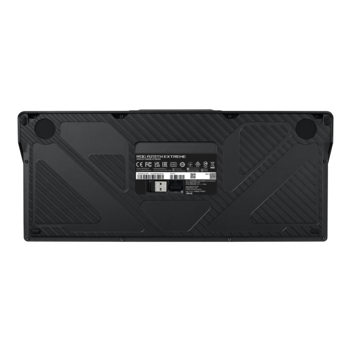 Клавиатура механическая ASUS ROG Azoth Extreme 81key, NX Snow, USB-A/WL/BT, EN, RGB, чёрный