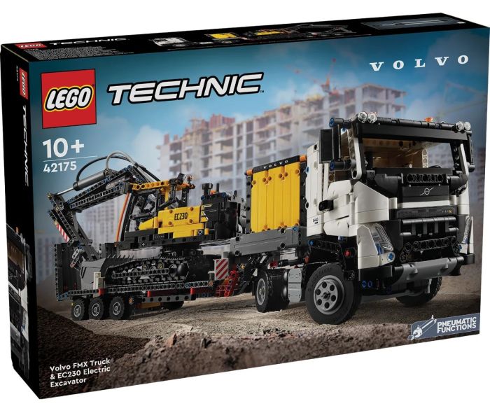 Конструктор LEGO Technic Грузовик Volvo FMX и Электрический экскаватор EC230
