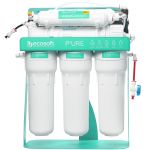 Фільтр зворотного осмосу Ecosoft P’URE AQUACALCIUM Mint з помпою на станині, мембрана 75gpd DuPont, картридж AquaCalcium збагачує мінералами, дренаж 1:1