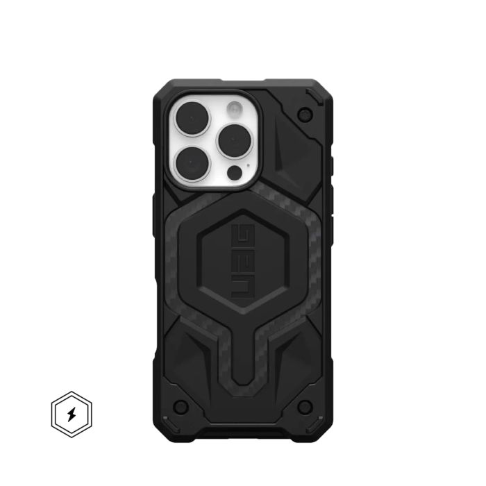 Чехол UAG для iPhone 16 Pro, Monarch Pro Magsafe, Carbon Fiber