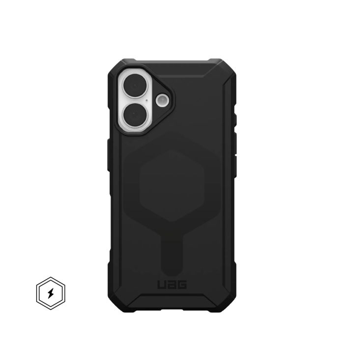 Чехол UAG для iPhone 16, Essential Armor Magsafe, Black