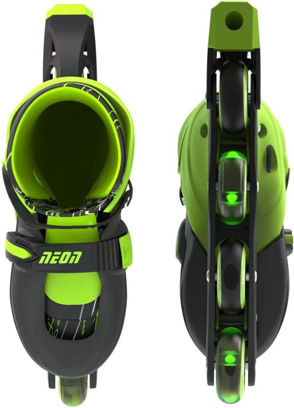 Роликовые коньки Neon Inline Skates Зеленый (Размер 30-33)