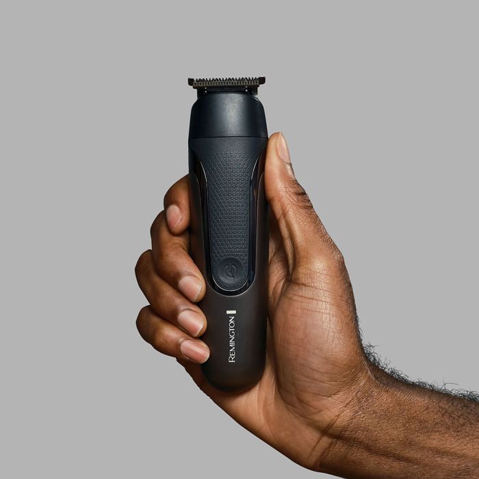 Тример Remington One, для бороди, вусів, голови та тіла, носа та вух, акум., насадок-18, сталь, чорний