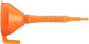 Лейка автомобильная Neo Tools Pressol (воронка), 1.2л, гибкий слив, сито латунь, пластик HDPE, 160х440мм