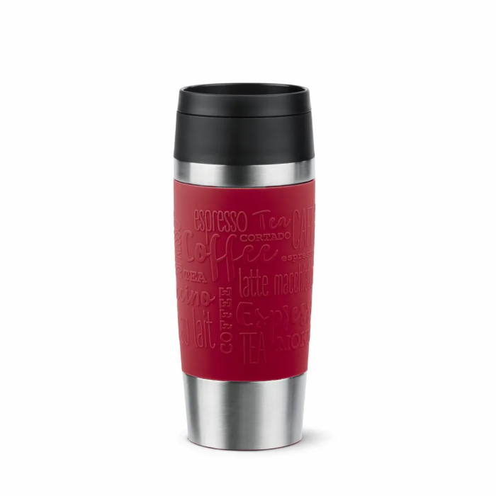 Термочашка Tefal Travel Mug Classic, 360мл, нержавеющая сталь, красный