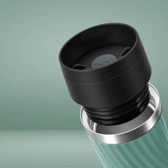 Термочашка Tefal Travel Mug Classic Twist, 360мл, нержавеющая сталь, зеленый
